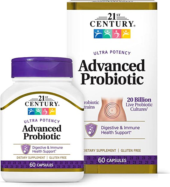 21st Century Advanced Probiotic Capsules, 60 Count