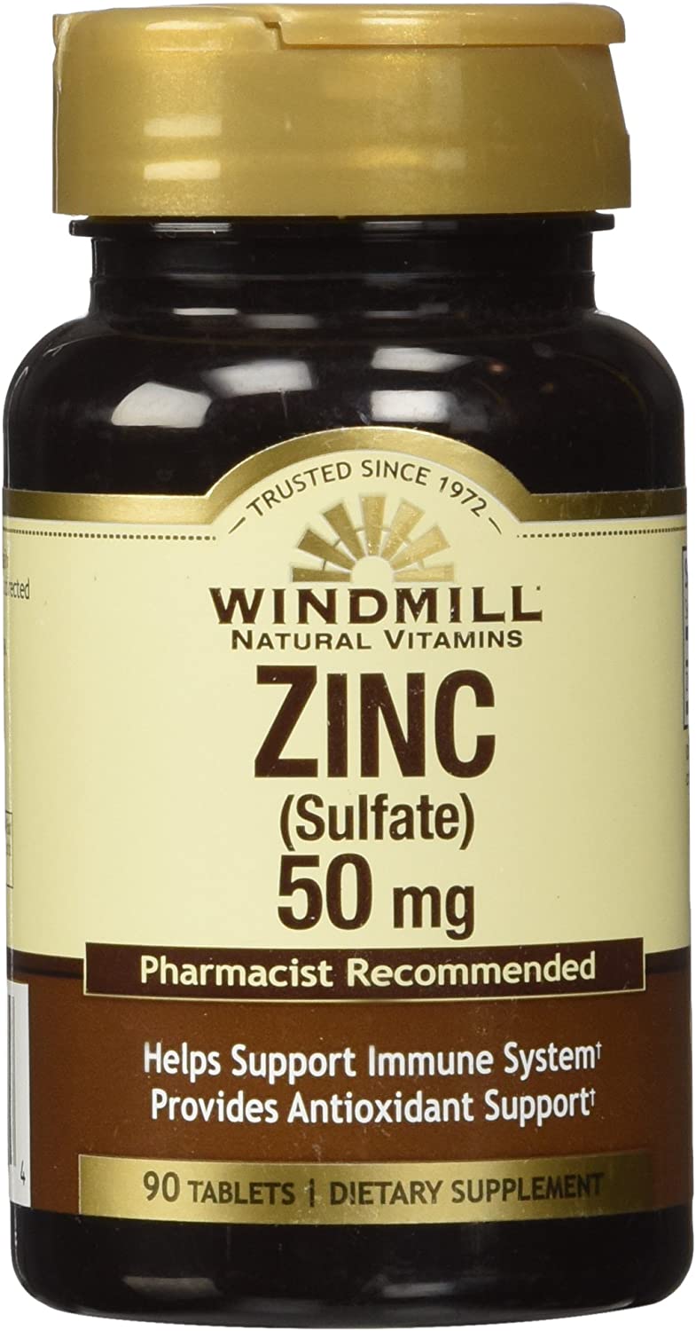 Windmill Zinc Sulfate Tablets, 90 Count