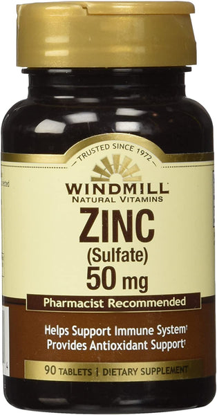 Windmill Zinc Sulfate Tablets, 90 Count