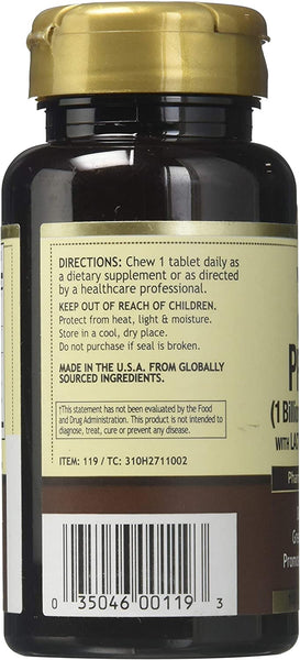 Windmill Natural Vitamins Chewable Probiotic 1 Billion CFU Acidophilus with Fruits and Vegetables