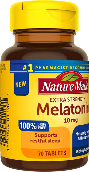 Nature Made Extra Strength Melatonin 10mg Tablets