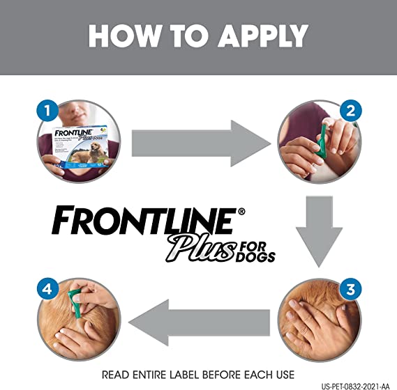 FRONTLINE Flea and Tick Treatment for Dogs Medium Dogs