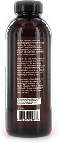 Rapid Fire MCT Oil, 100% Made from Coconuts 443ML