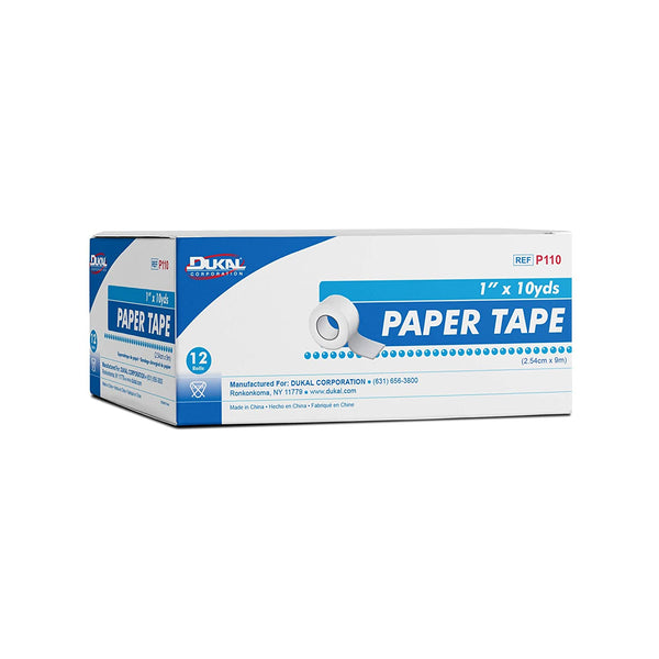 Dukal Paper Tape, Non-Sterile, 1" W x 10 yd.