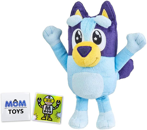 Bluey Friends Plush 8 Inch Bluey Starry Eyes Plush with 2 My Outlet Mall Stickers