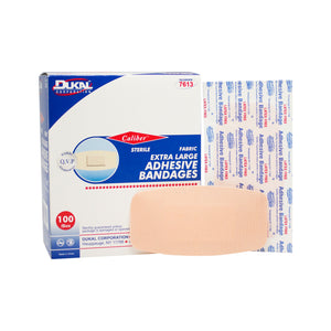 Dukal Fabric Adhesive Bandages 2" x 4" XL