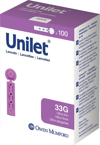 Unilet Lancets 33G