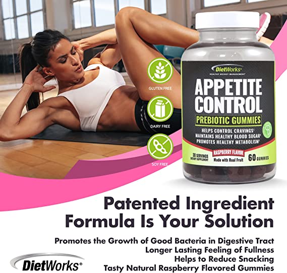 DietWorks Appetite Control Gummies, 60 Count
