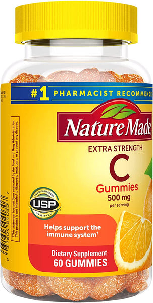 Nature Made Extra Strength Vitamin C 500 mg  60 Gummies