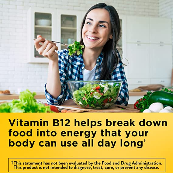 Nature Made Maximum Strength Vitamin B12 5000 mcg 60 Softgels
