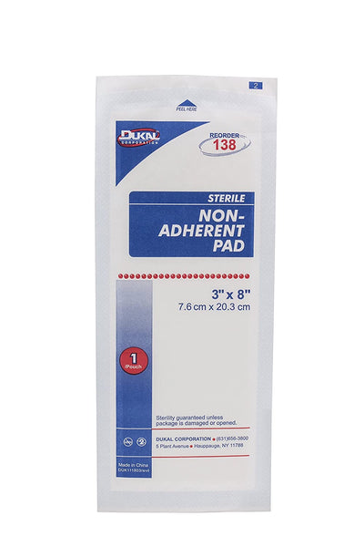 Dukal Non-Adherent Pad 3" x 8" Sterile