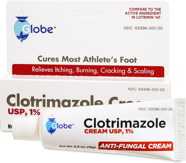 Globe Clotrimazole 1% Cream Antifungal