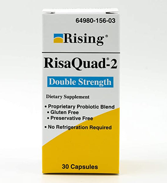 Risaquad-2 Ds Capsules 30 - 375mg Probiotic Dietary Supplement Capsules