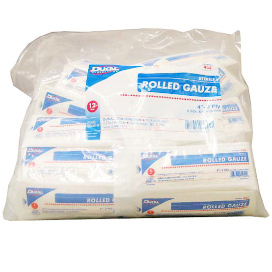 Dukal Rolled Gauze 4" 2-Ply Sterile
