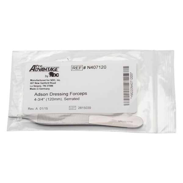 Pro Advantage Adson Dressing Forceps 4 3/4"