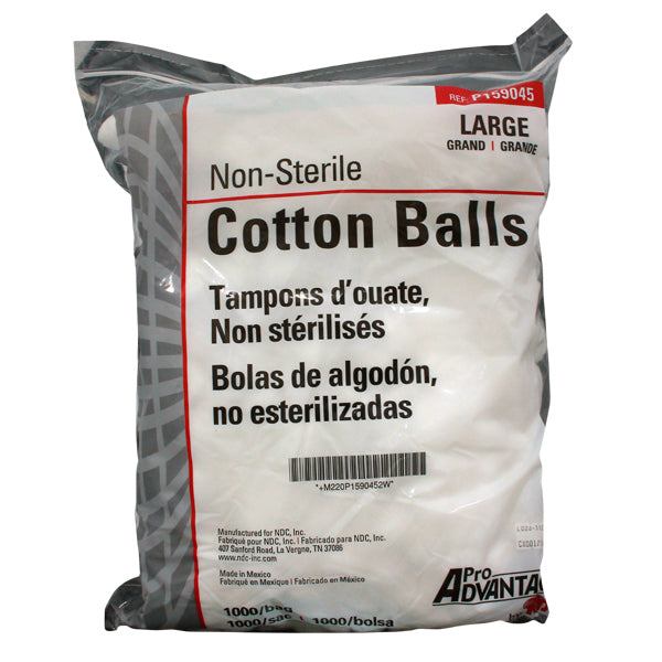 Pro Advantage Cotton Balls Large Non-Sterile