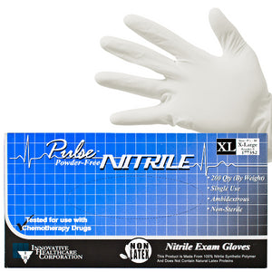 Pulse Nitrile Exam Gloves XL Powder Free