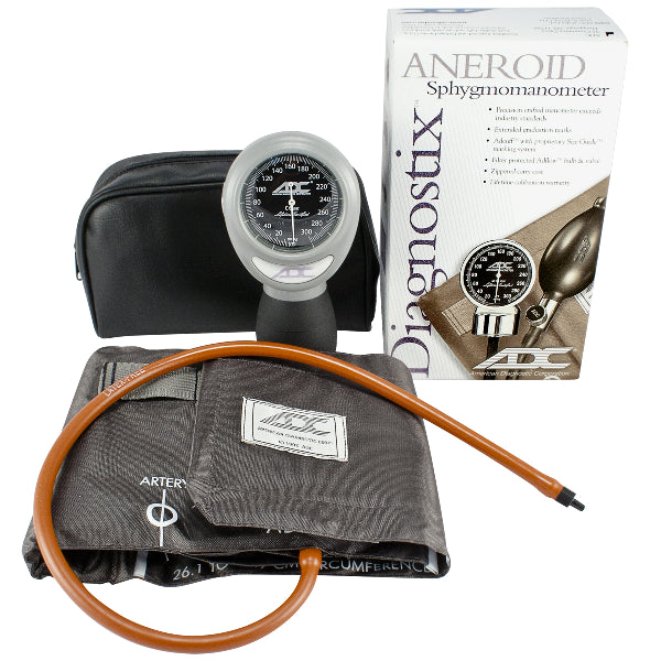 ADC Diagnostix 703-11AG Palm Aneroid Sphygmomanometer Adcuff