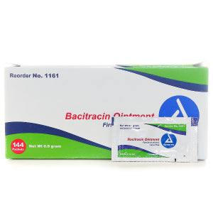 Bacitracin Ointment, 0.9 gram packets, Box/144