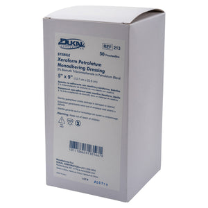 Dukal Xeroform Petrolatum Non-Adhering Dressing 5"x 9" Sterile