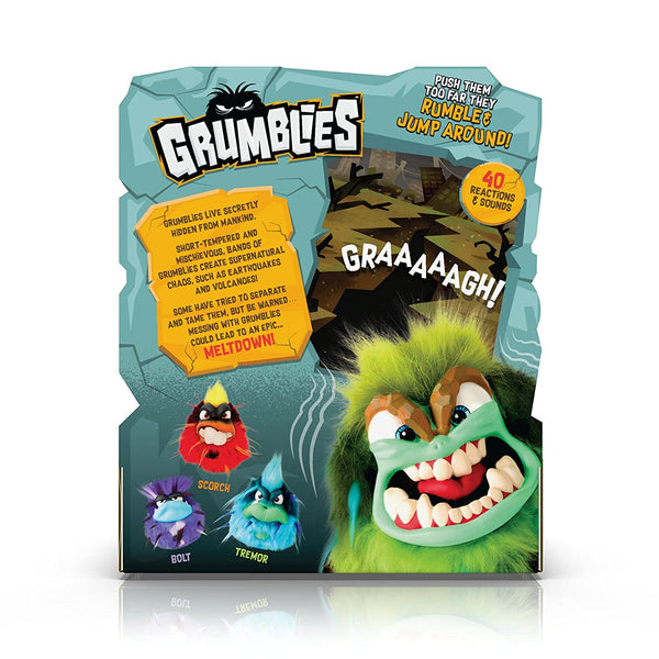 Grumblies Tremor Green Interactive Kids Toy