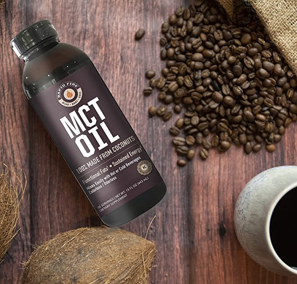 Rapid Fire MCT Oil, 100% Made from Coconuts 443ML