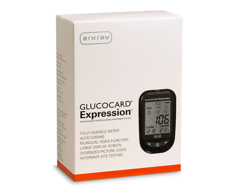 Arkray Glucocard Expression Talking Meter