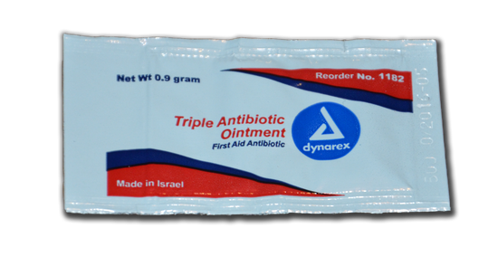 Dynarex Triple Antibiotic Ointment, 0.9g Packets, Box/144