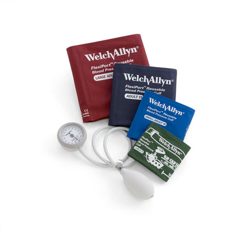 Welch Allyn DS44-12 Aneroid-Gauge White Large Adult Cuff
