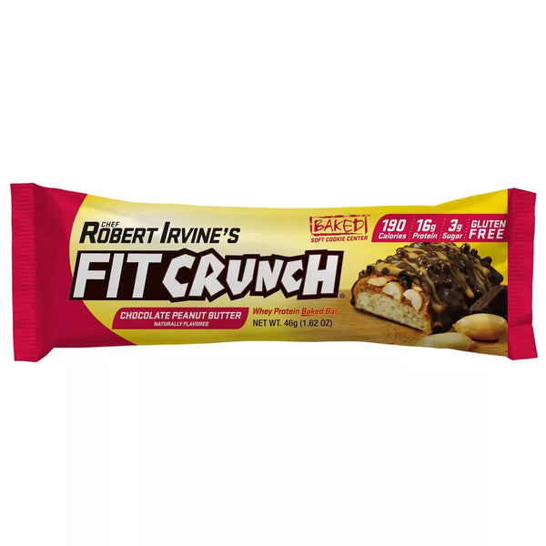 Fitcrunch Chocolate Peanut Butter Baked Snack Bar