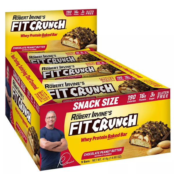 Fitcrunch Chocolate Peanut Butter Baked Snack Bar