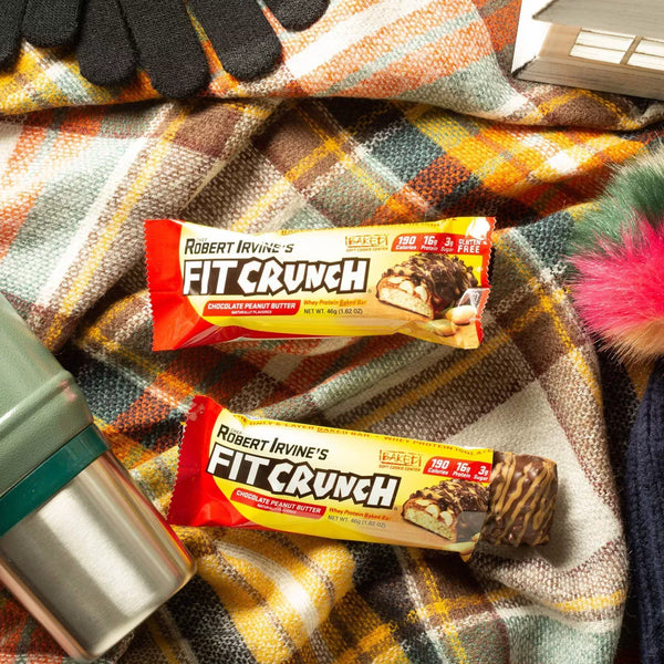 Fitcrunch Chocolate Peanut Butter Baked Snack Bar