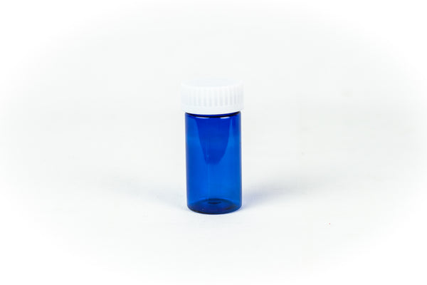 Five Star Supplies Vials Prefer 13 Dram Blue Child Resistant