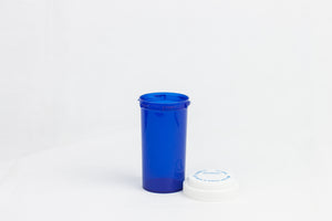 Five Star Supplies Vials Push & Turn 40 Dram Blue Child Resistant (DS)