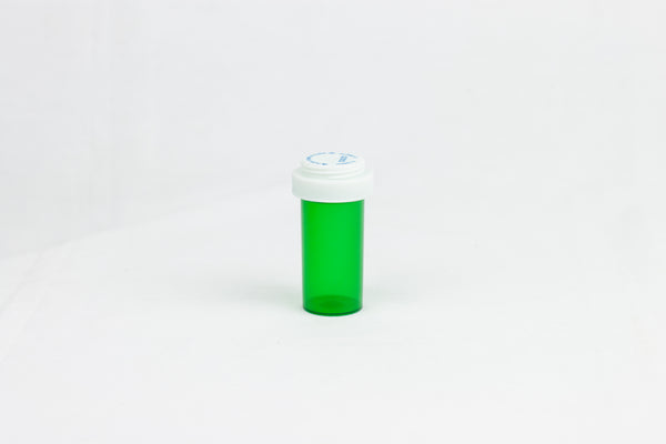 Five Star Supplies Vials Reversible Child Resistant 13 Dram Green