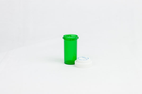 Five Star Supplies Vials Reversible Child Resistant 13 Dram Green
