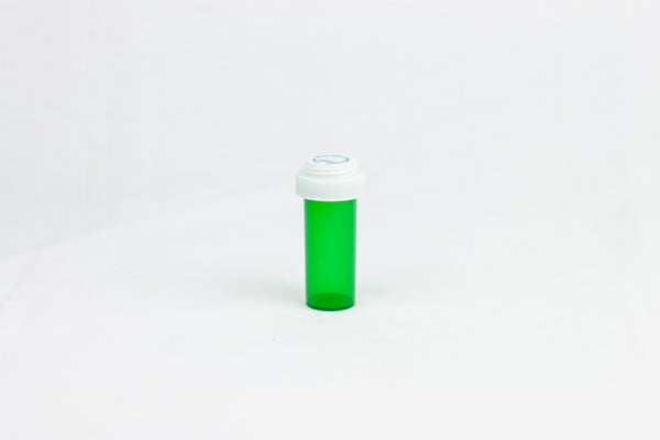 Five Star Supplies Vials Reversible 8 Dram Green Child Resistant (DS)