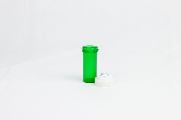 Five Star Supplies Vials Reversible 8 Dram Green Child Resistant (DS)