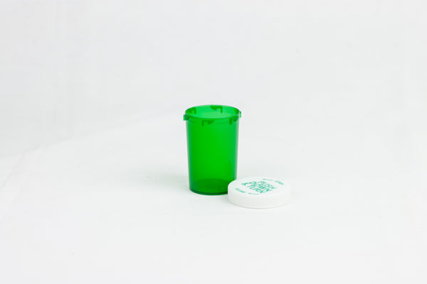 Five Star Supplies Vials Push & Turn 20 Dram Green Child Resistant (DS)
