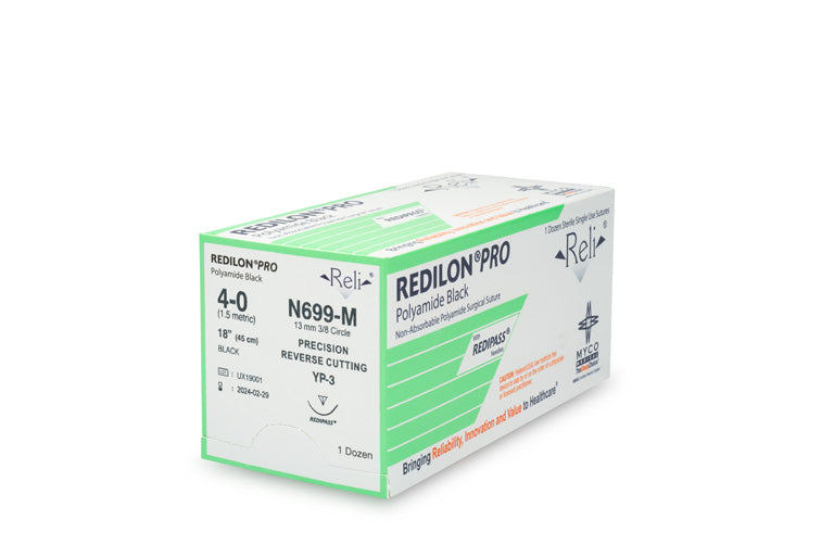 Myco Suture 4-0 Nylon YP-3 18"