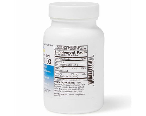 Plus Pharma Chewable Calcium 500 Plus D