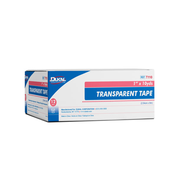 Dukal Transparent Tape 1" x 10 yd