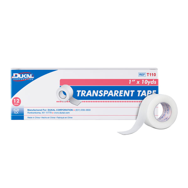 Dukal Transparent Tape 1" x 10 yd