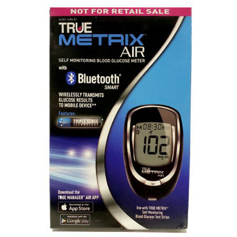 True Metrix Air Starter Kit Self-Monitoring Blood Glucose Meter with Bluetooth Smart