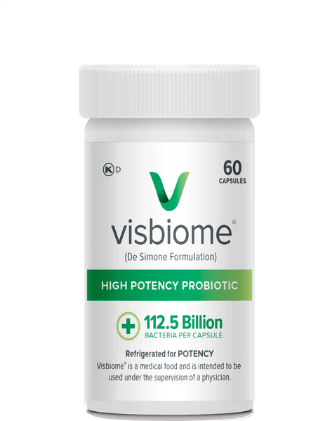 Visbiome High Potency Probiotic 112.5 Billion Bacteria Per Capsule