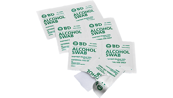 BD Alcohol Swabs 100 Each