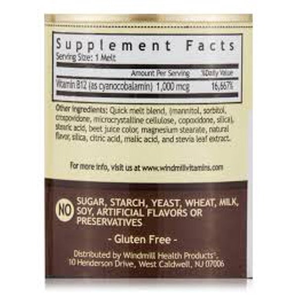 Windmill Quick Melt Vitamin B-12 5000 MCG