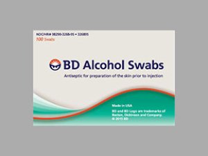 BD Alcohol Swabs 100 Each