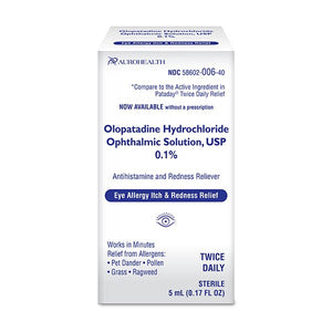 Aurohealth Olopatadine Hydrochloride Ophthalmic Solution, USP 0.1%