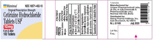 Rising Pharma Cetirizine Hydrochloride Tablets 10 mg 100 Tablets
